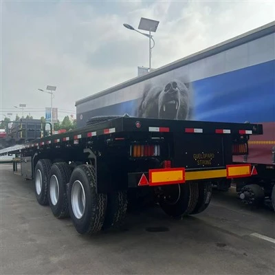 3-Låg axel-Säng semitrailer